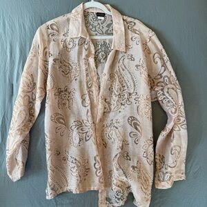 salon studio linen top